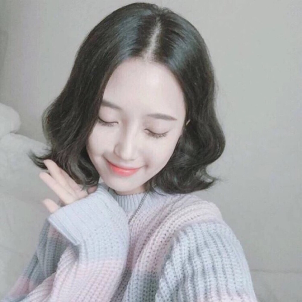 斜分 女 短发
