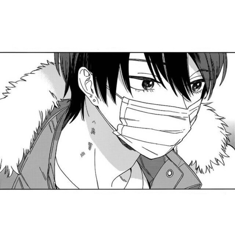 动漫头像 黑白 留白男头