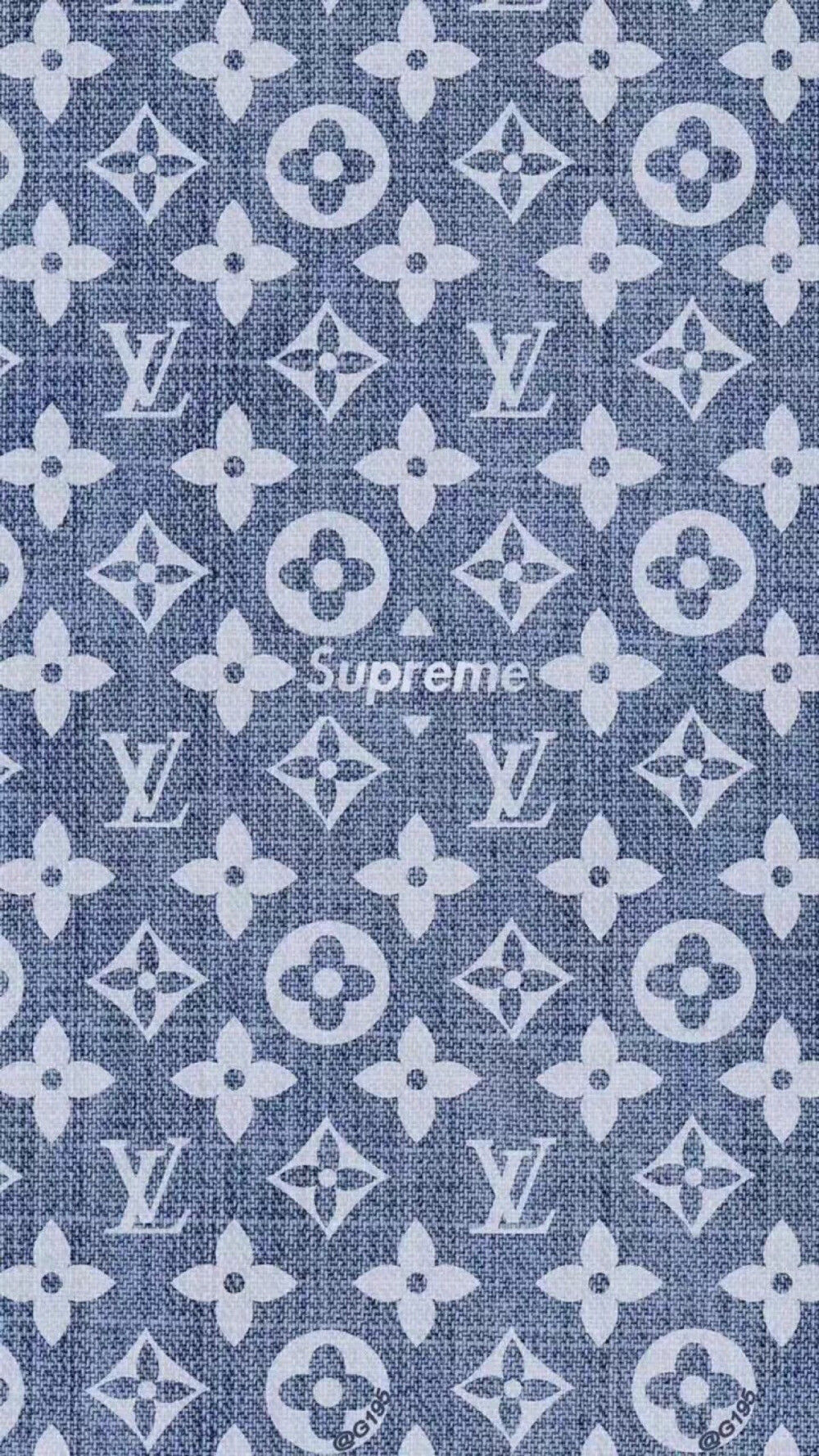 壁纸 iphone手机壁纸 supreme LV合作版