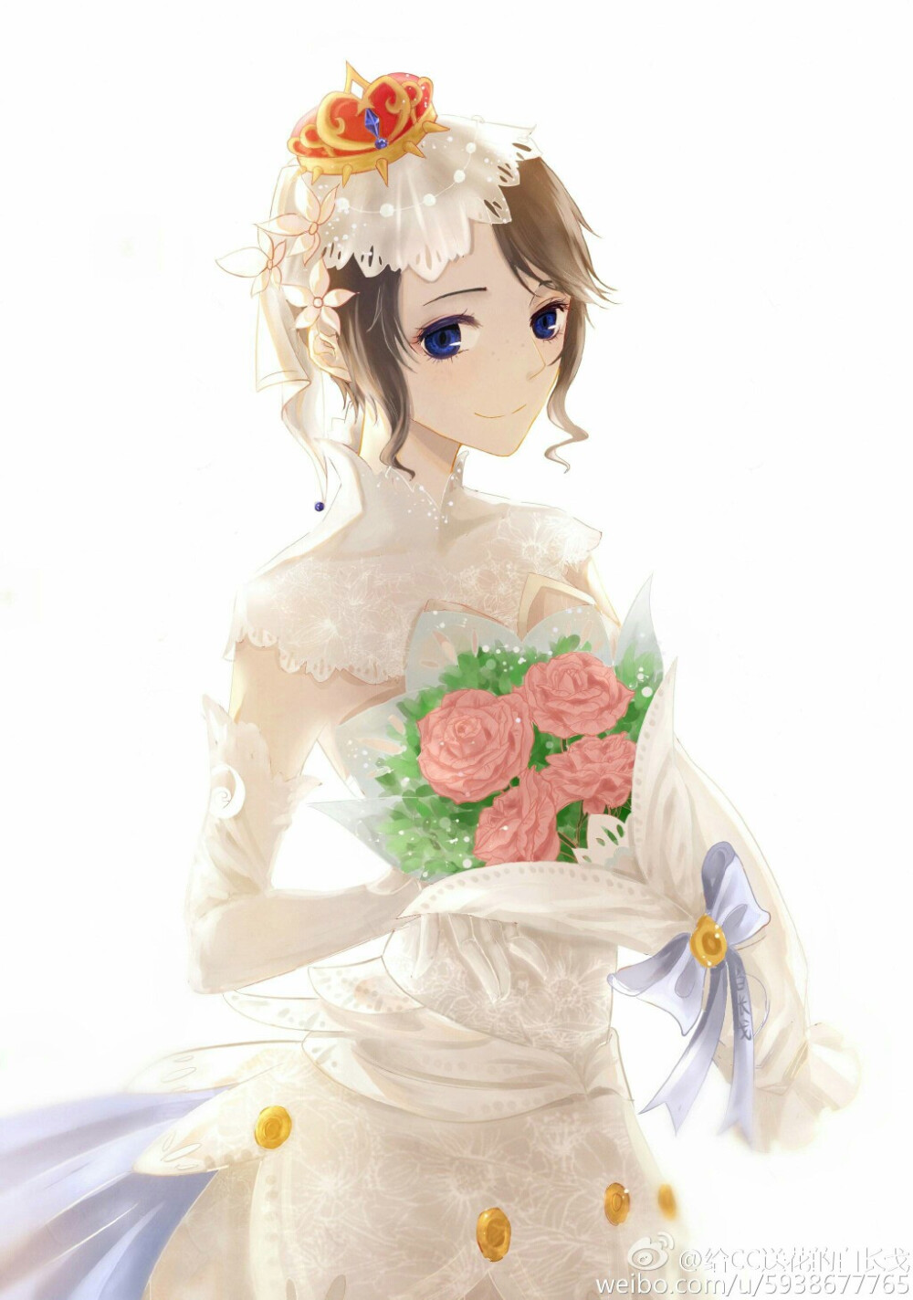 王者荣耀小乔花嫁,图源水印 - 堆糖,美图壁纸兴趣社区