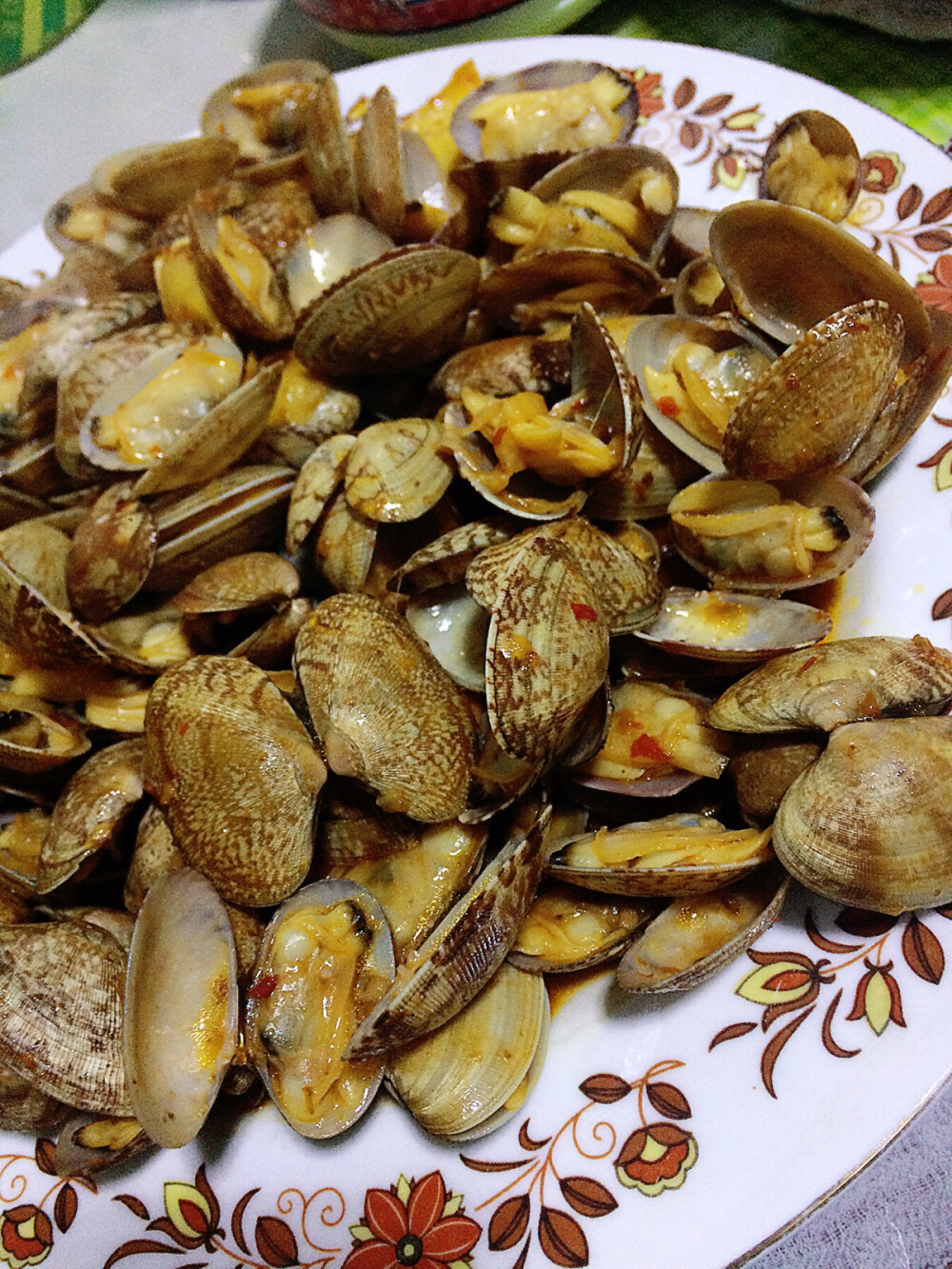 爆炒花蚬子，20170125。