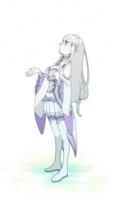 【来源P站，侵删】リゼロ グまとめ②
艾米莉娅（亦译：爱蜜莉雅），《Re：从零开始的异世界生活》女主角。银发紫瞳，混血半精灵，银发美少女，EMT！
动漫二次元原创/同人画/插画/手绘/头像/壁纸/锁屏/背景/美少女/…