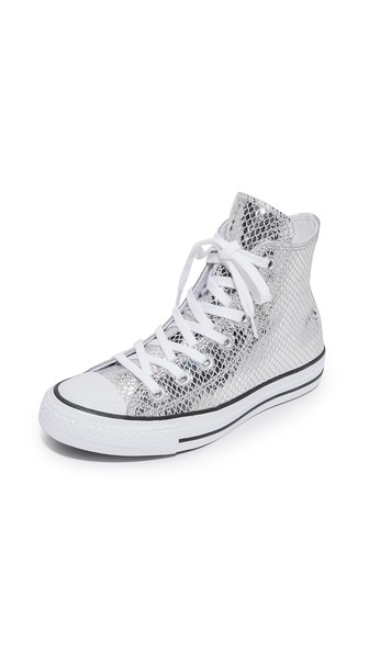 Converse Chuck Taylor All Star 金属色高筒运动鞋