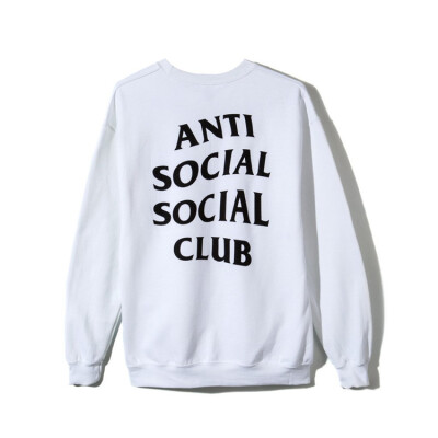 在途 潮玩艺 ANTI SOCIAL SOCIAL CLUB ASSC 16FW 秋冬白色卫衣