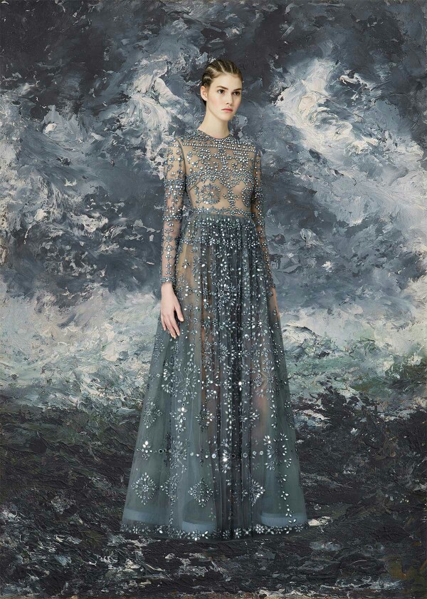 Jan 16th, 2015
Valentino Pre-Fall 2015
by Erica in Collections
Just when you think a collection couldn’t get any better (as is always the case with Valentino), Diana Moss works that magical eye of hers and transforms it into an entirely new and compelling series where fashion so flawlessly collides with art. Maria Grazia Chiuri and Pierpaolo Piccioli’s Botticelli inspired floral prints and embroidery come to life against these century old works of art. And while we’re in the throes of award seas