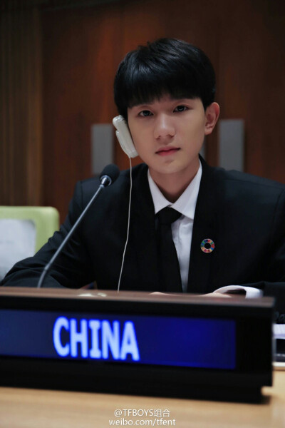 tfboys roy 王源 纽约联合国青年峰会