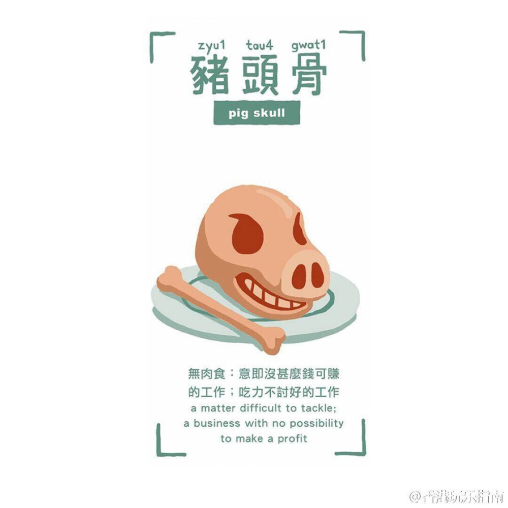 【图解广东话】没吃过“猪”肉，还没见过“猪”跑？广东话里的“猪”你见过吗？（图：阿涂） 