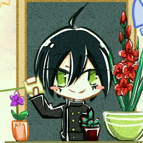 【自截 动漫情侣头像】p站原图id=61171119 画师未授权侵删致歉 最原