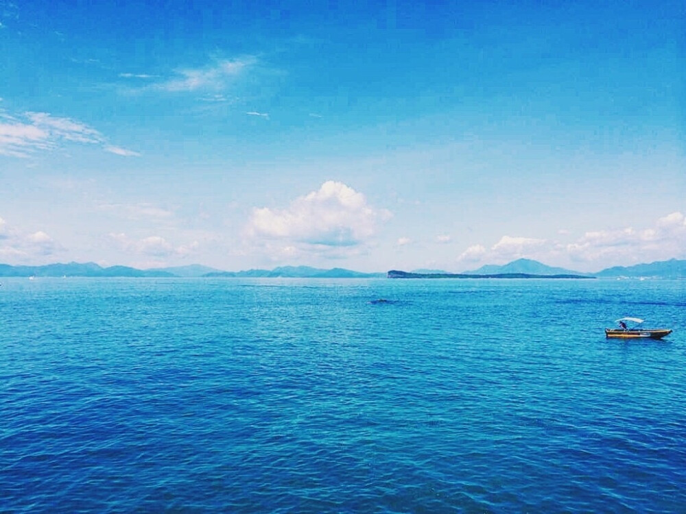 蓝色 大海 摄影 艺术『蓝色是一种暖色调』