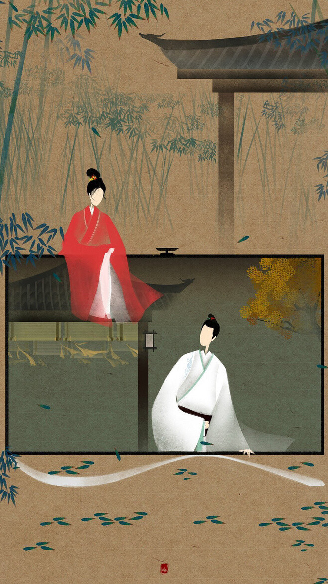 一瞥驚鴻日正盛，風也似你，雲也似你。 一襲素袍邃夜深，笑也有意，凜也有意。