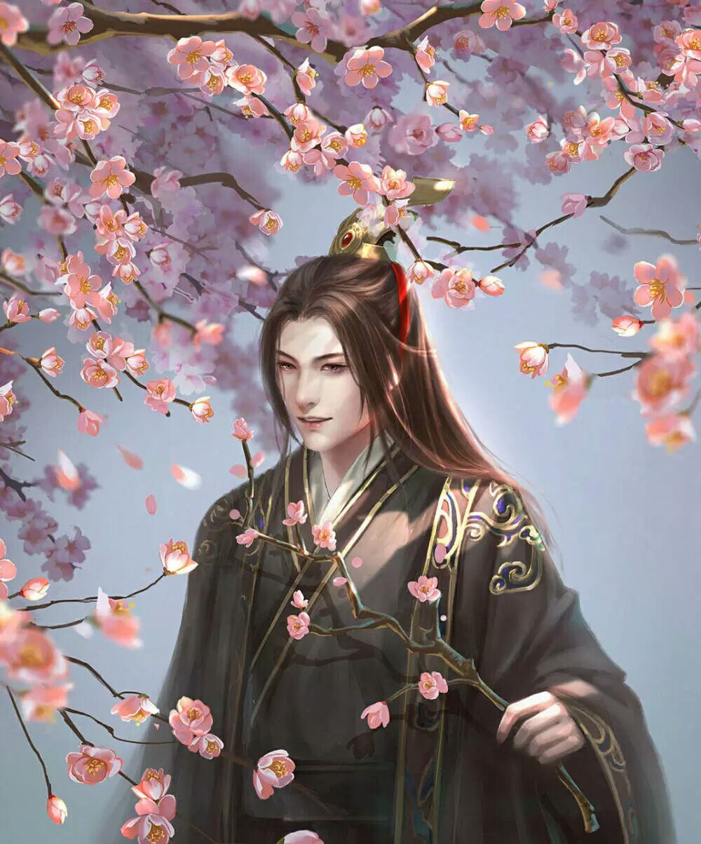 #杨洋三生三世十里桃花#一世是时空间隔人魂相间，二世是天庭诛仙台上的纵身一跃，是洗梧宫内灼灼十里桃花，三世是承诺长厢厮守，是不舍缘尽于此，是青丘桃树烟霞里你的一句“浅浅，过来”。一条红线牵，二人烟火，三世情缘。你，是#杨洋夜华# 