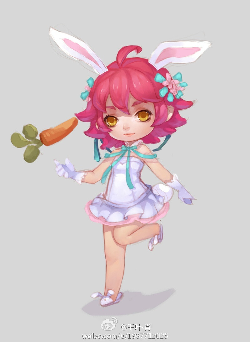 游戏原画q版人物