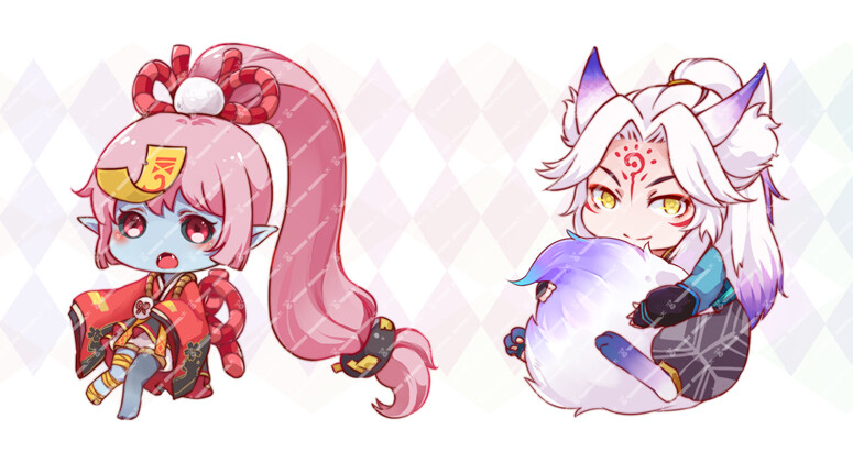 【阴阳师】p站画师 跳跳妹妹x妖狐 id=大酱酱酱酱 2652703 注:未经