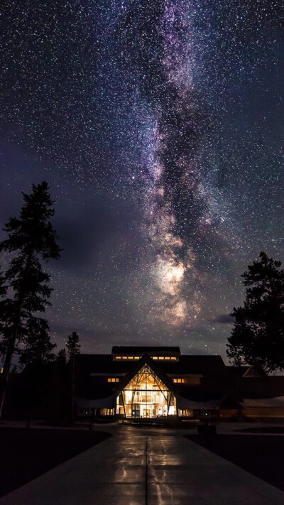 夜晚 星空 璀璨 壁纸