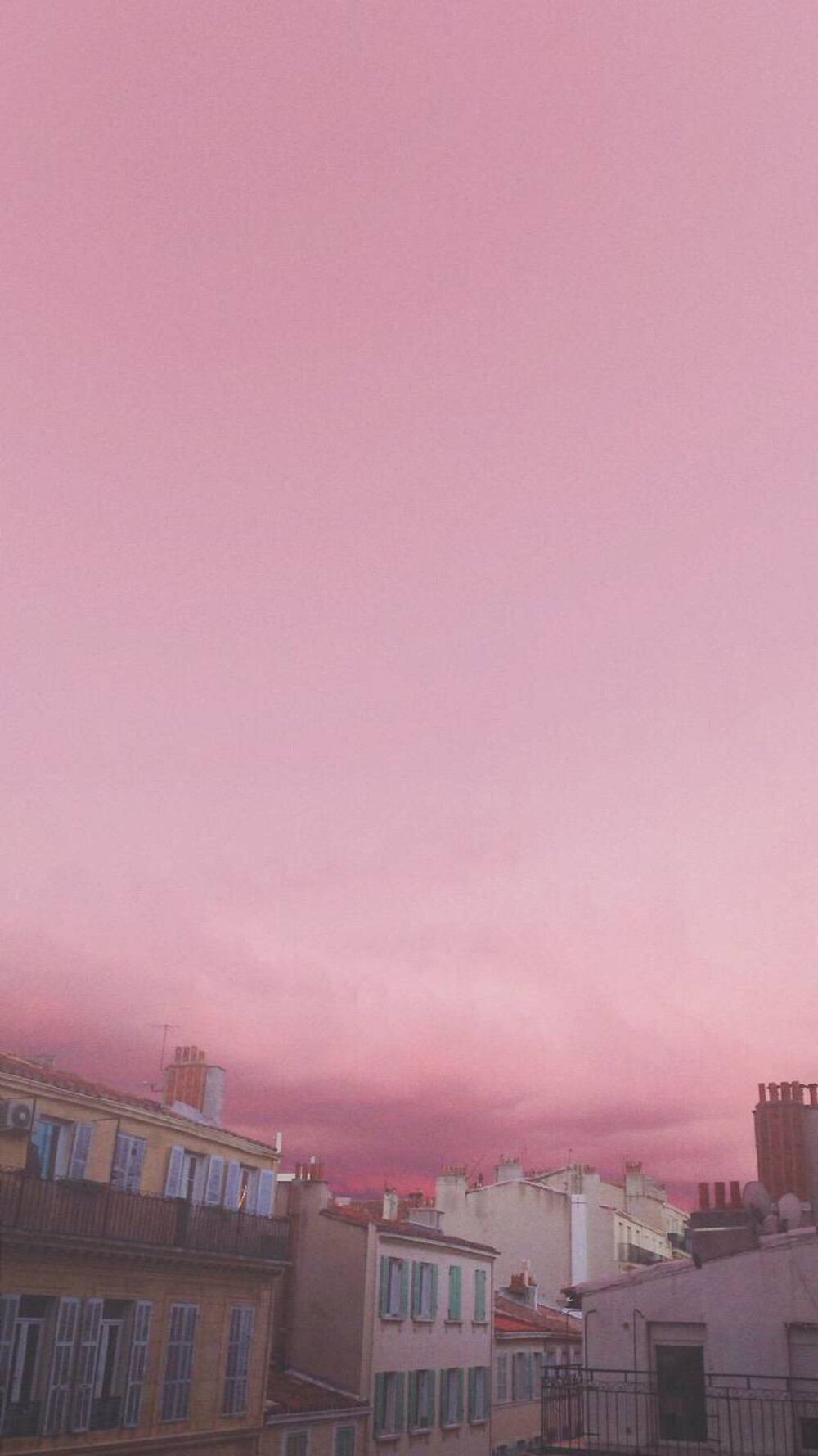 粉色 天空 