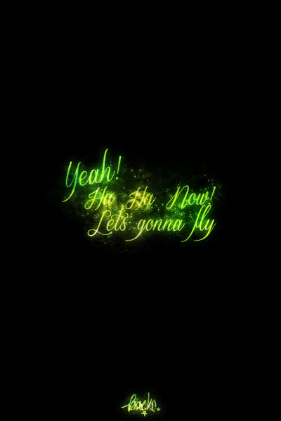 “荧光字系列”