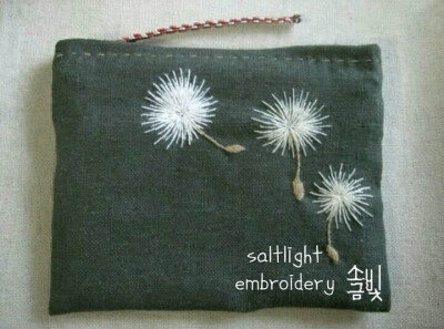 韩国刺绣工作室saltlight embroidery刺绣作品欣赏