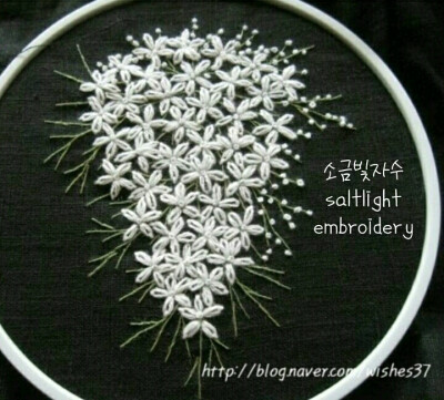 韩国刺绣工作室saltlight embroidery刺绣作品欣赏