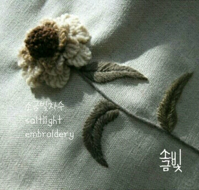 韩国刺绣工作室saltlight embroidery刺绣作品欣赏