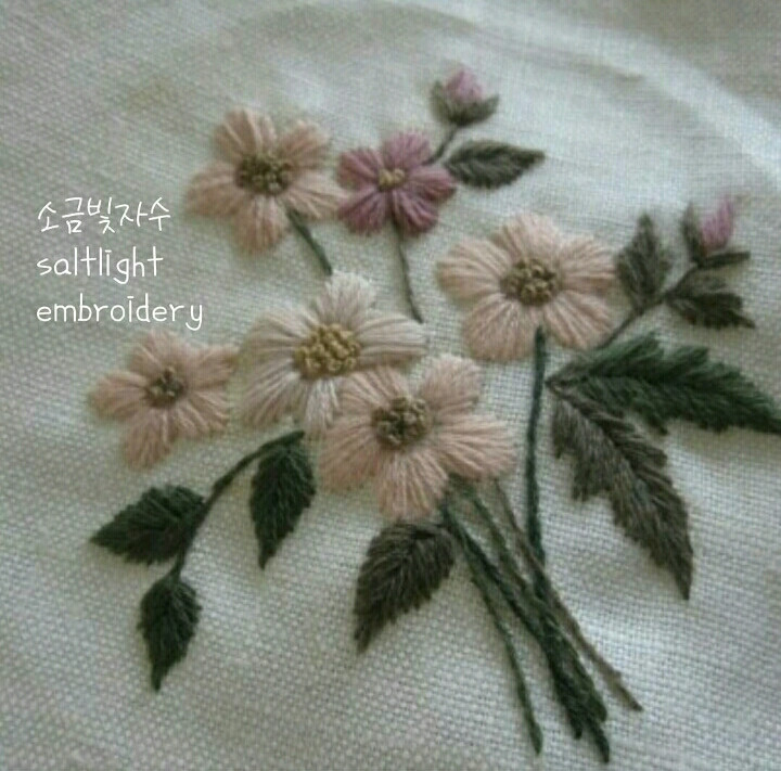 韩国刺绣工作室saltlight embroidery刺绣作品欣赏