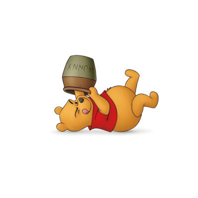 贪吃蜂蜜的维尼。