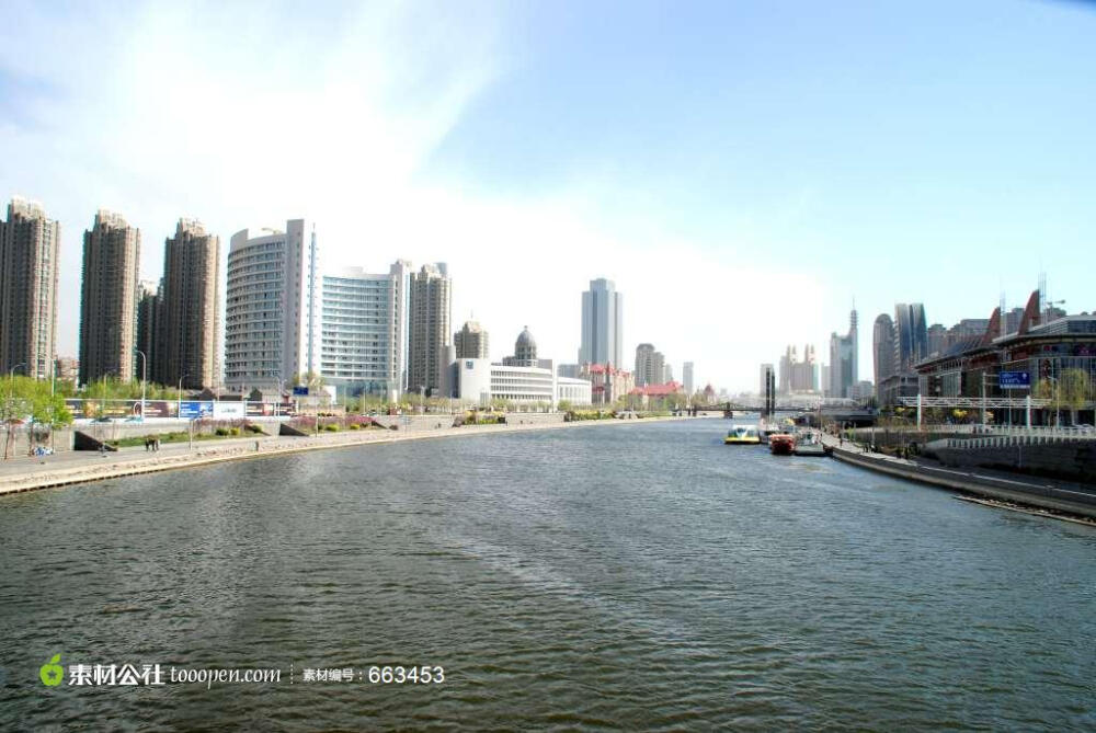 天津海河风景照片