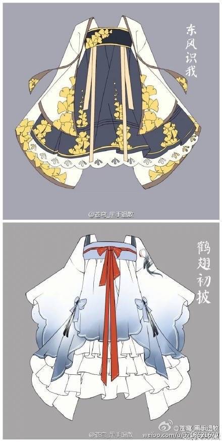 古风服装素材