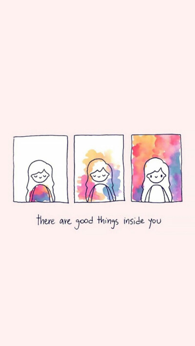 there are good things inside u❤