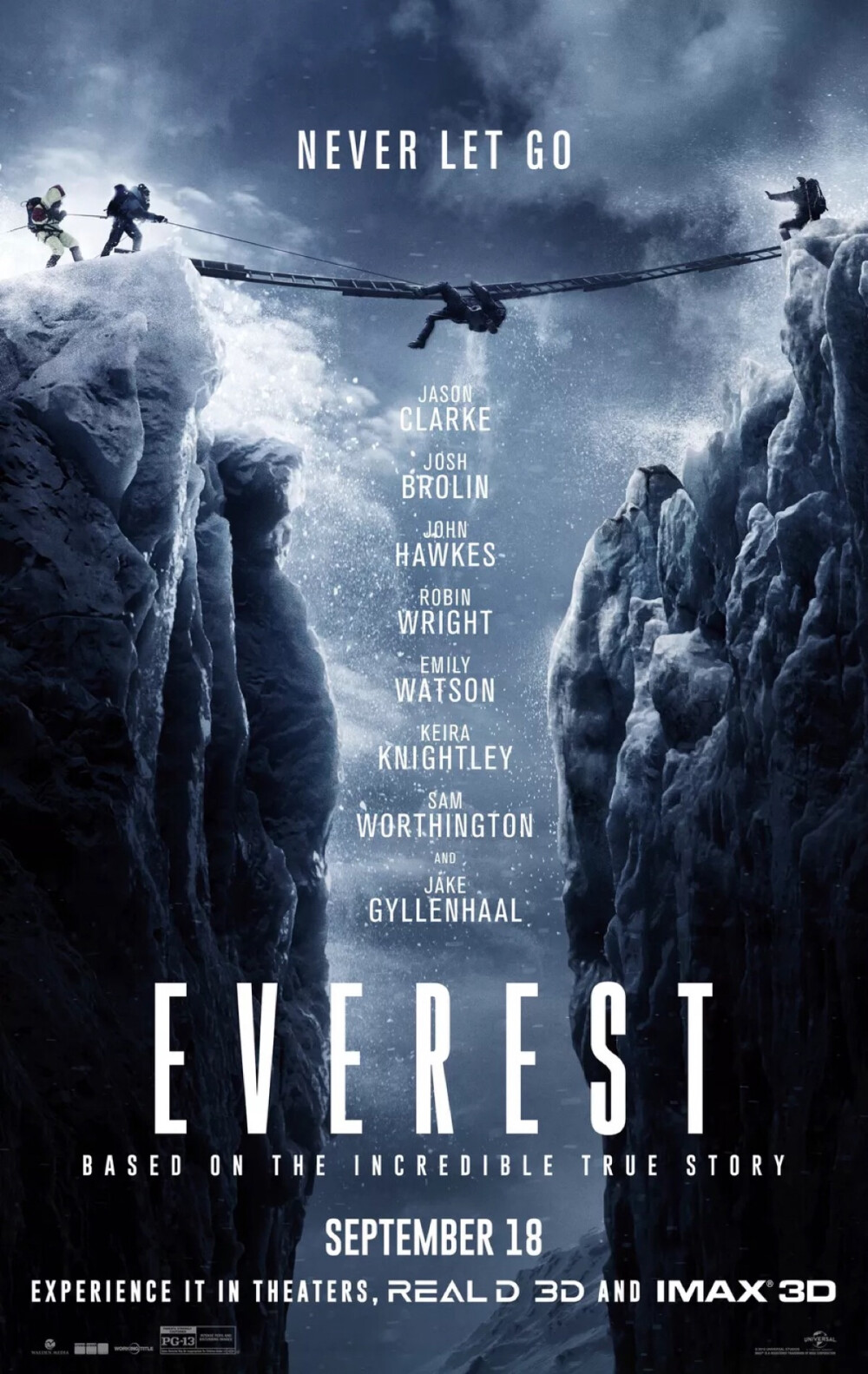 【绝命海拔 Everest】冲击感不够 影片张力 节奏 反差力度 升华都欠感觉 这种题材可以拍的更好 更震撼 在大自然面前 人很渺小 但有很多感情无可替代 是奇迹出现的原力.