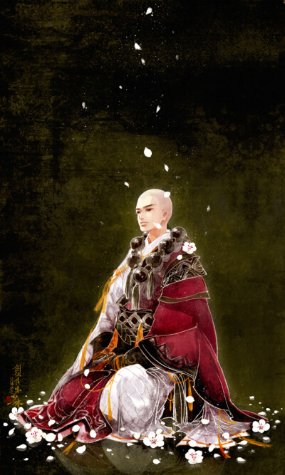 曾虑多情损梵行， 入山又恐别倾城，
世间安得双全法， 不负如来不负卿。