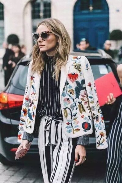 街拍，时尚博主，欧美，Olivia palermo