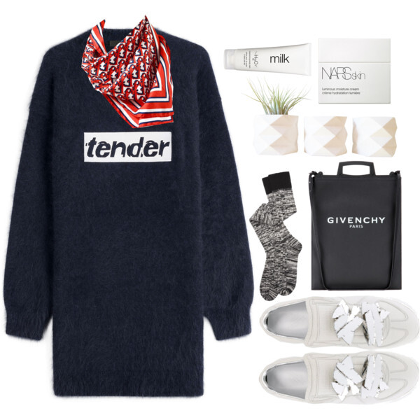 #polyvore #polyvoreeditorial #fashion #Sweater #sweaterdress #fallsweaters #women #StreetStyle #cool #trend #TrickyTrend #cozy