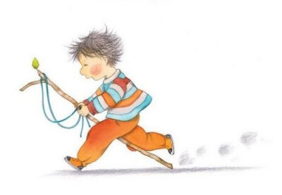 我们还能孩子多久 -Nora Hilbm
来自阿根廷插画家Nora Hilbm的一组儿童插画作品，简单的线条与大块颜色的运用，构造了一副副生动有趣的画面，放佛回到了小时候，夏天、知了声、蜻蜓……