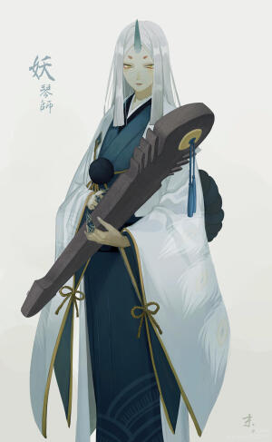 妖琴师
半次元：_Canto
阴阳师手游