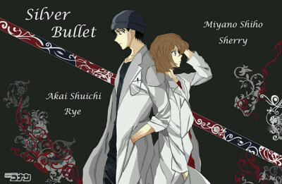 【来源P站，侵删】Silver Bullet
物語の鍵を握ゐ
孤高の二人
FILE 802「そんな顔するな...命に代えても守ってやる...」
FILE 897「守んなきやいけねぇ奴が…いるからな…」
画师：pearlygates
赤井秀一/冲矢昴×宫野…