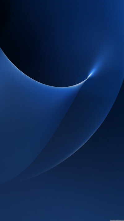 三星手机壁纸【1440x2560】Samsung Galaxy S7 蓝色 水纹 水波