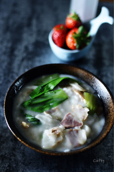 今日早餐：南方美食-煮豆丝。