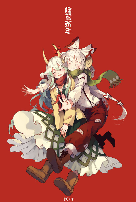 新年快乐！ happynewyear 日式 pixiv 2015年贺图 羊