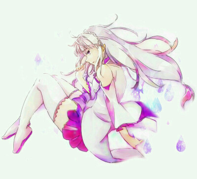 【来源P站，侵删】EMT
画师：豆子
艾米莉娅（亦译：爱蜜莉雅），《Re：从零开始的异世界生活》女主角。银发紫瞳，混血半精灵，银发美少女，EMT！
动漫二次元原创/同人画/插画/手绘/头像/壁纸/锁屏/背景/美少女/银发…