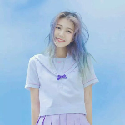 女生头像.小清新.文艺.蓝色系 by:凉惜