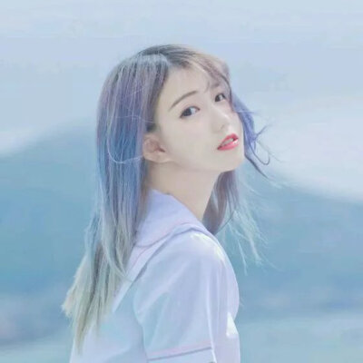 女生头像.小清新.文艺.蓝色系 by:凉惜