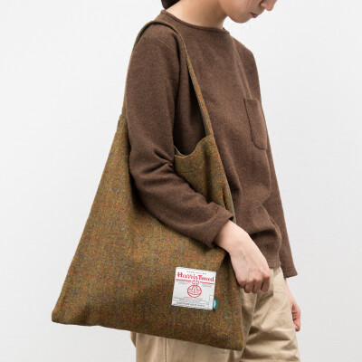 NTMY.Harris Tweed Tote 哈里斯粗花呢单肩手拎包