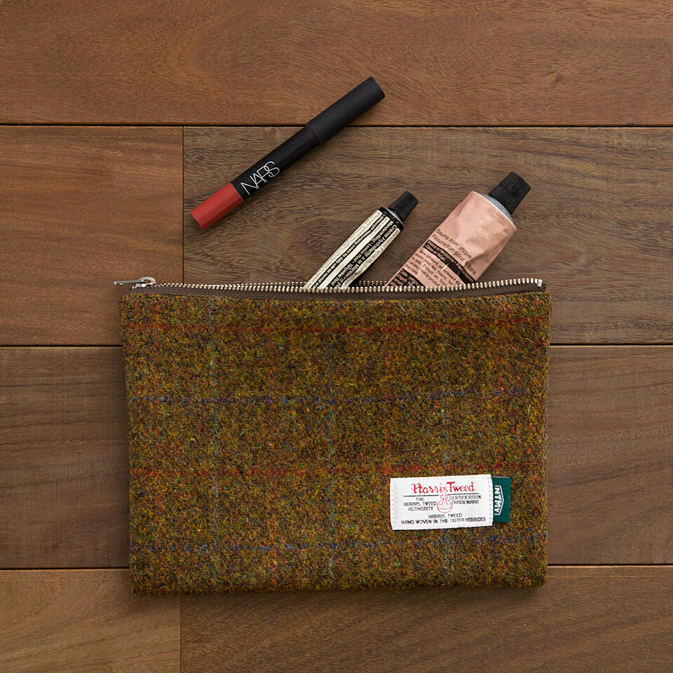 NTMY.Harris Tweed Pouch 哈里斯粗花呢随身收纳包