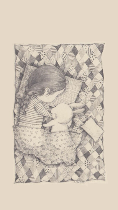 萌兔子和小女孩