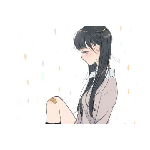 白边动漫头像女头首发