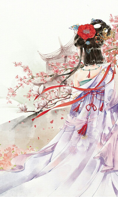 古风人物插画