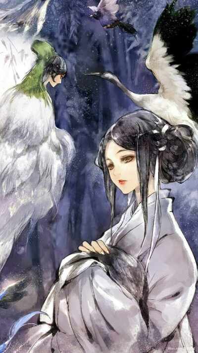 古风人物插画