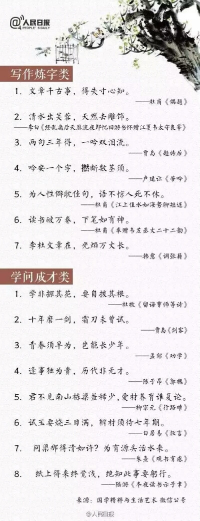 必备古诗 郎情妾意 炼字 古风 古韵 李白 名句 积累 考试 总结 文学 欣赏