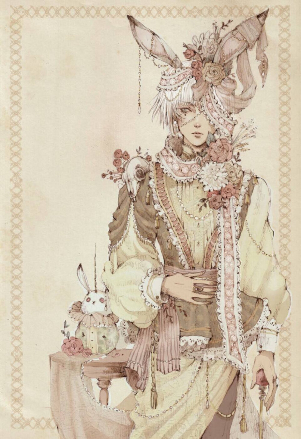 意大利插画师loputyn水彩人物插画