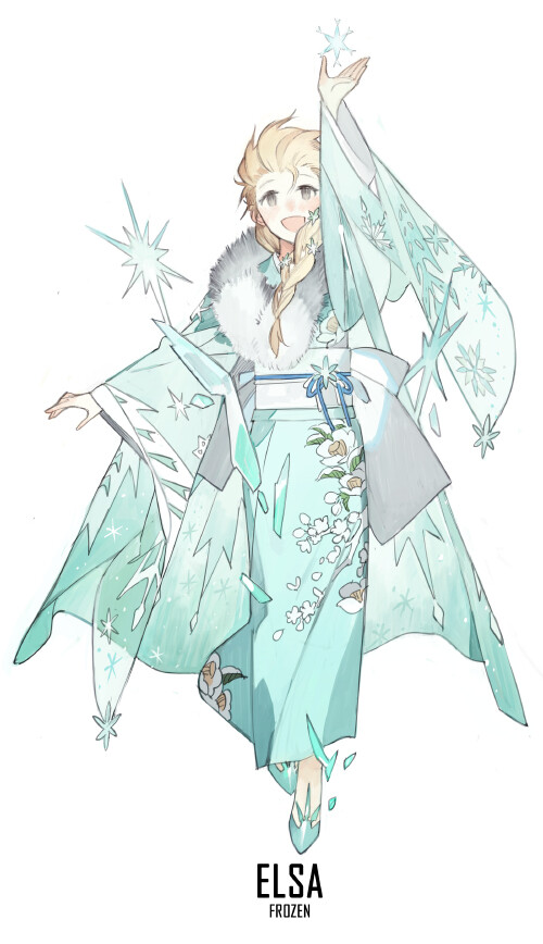 [PRINCESS x KIMONO!!]
P站id:59913793